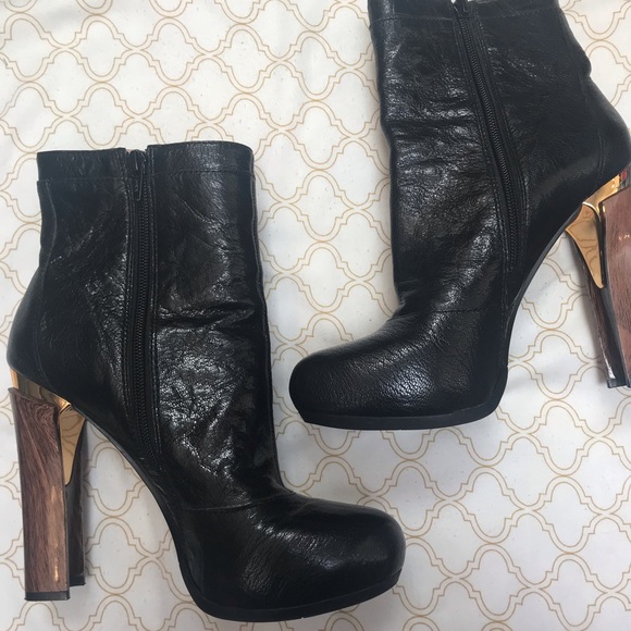 Unique Nine West leather booties - Picture 2 of 8